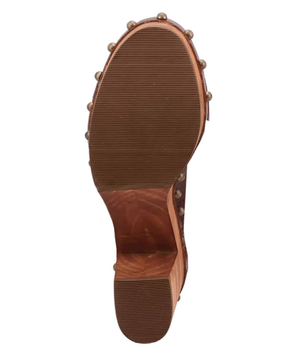 Dingo Women's Clover Wooden Sandal - Image 4