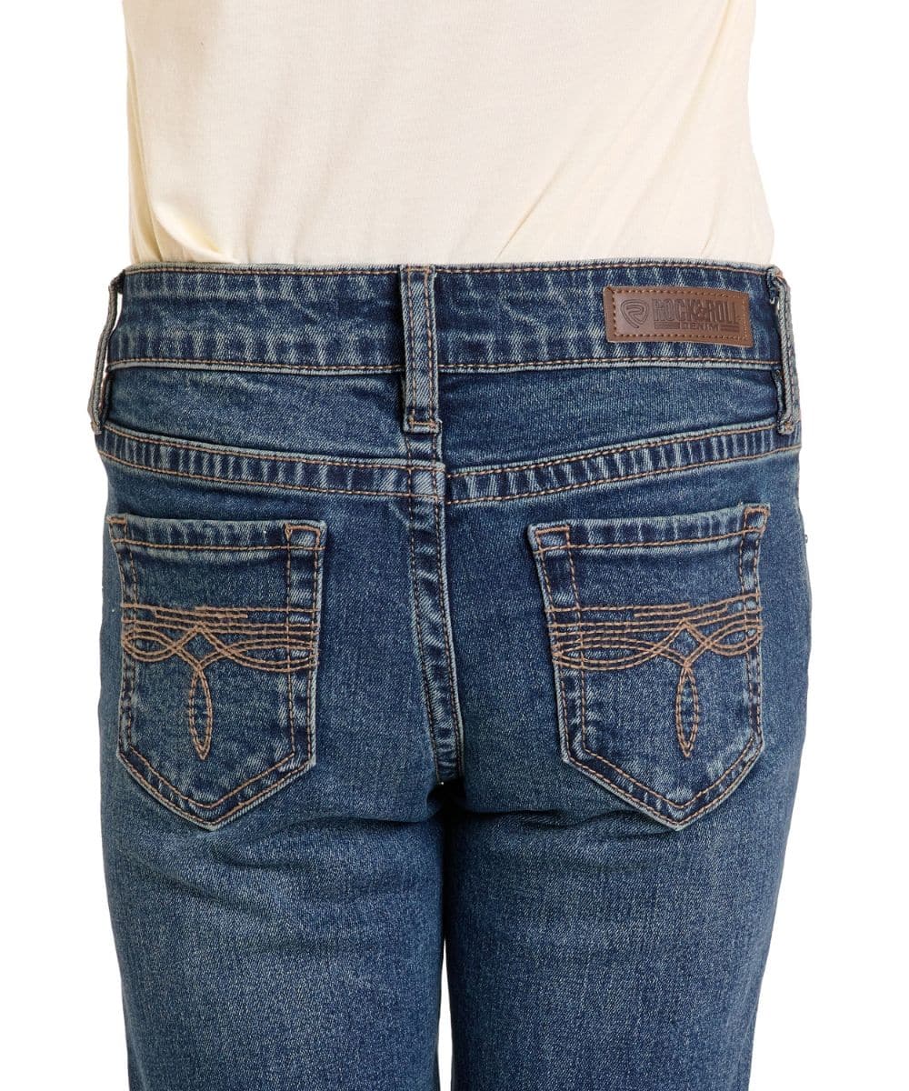 Rock & Roll Cowgirl Girls' Boot Cut Jean - Image 3