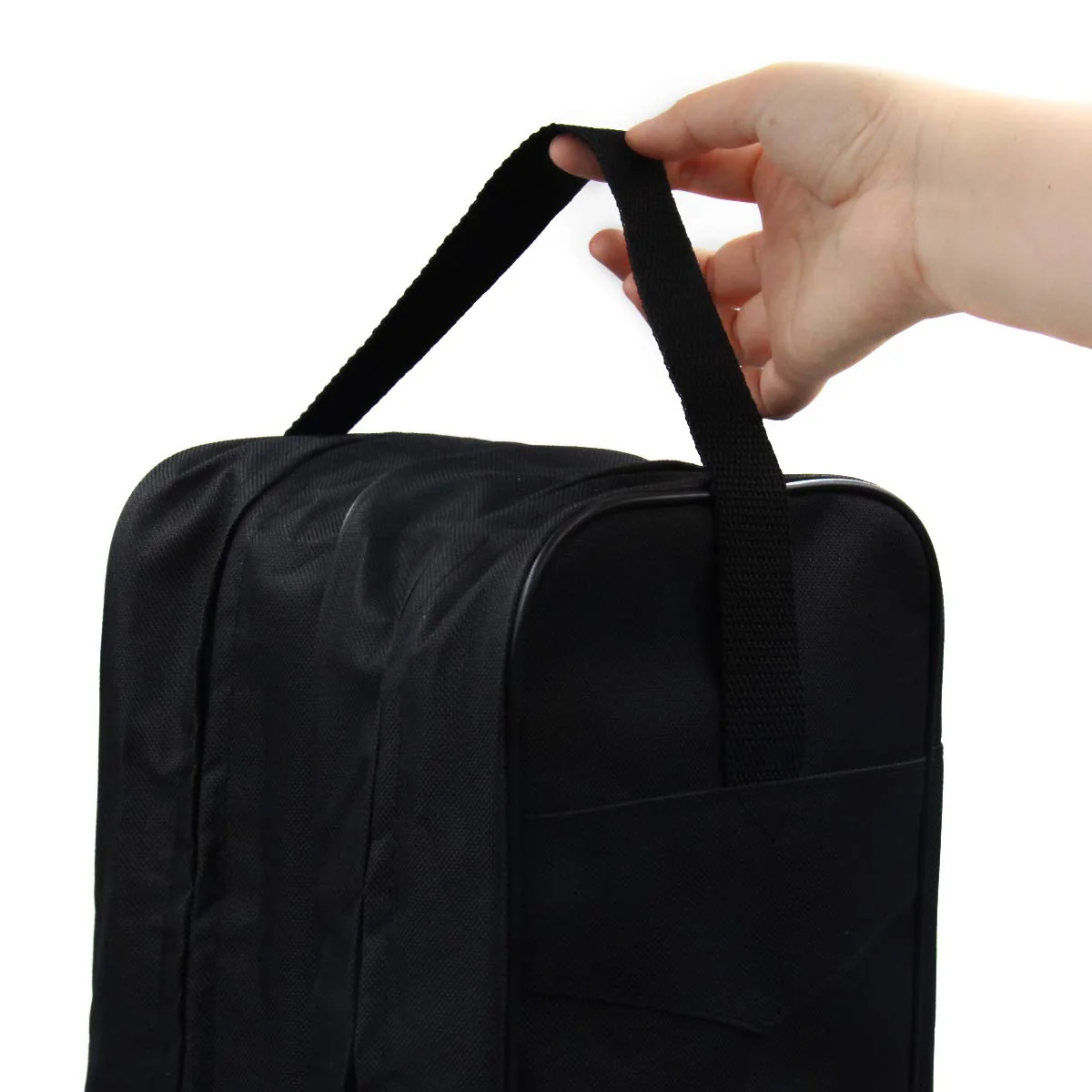 MF Western Products Mens Cord Twin Black Boot Bag - Image 4