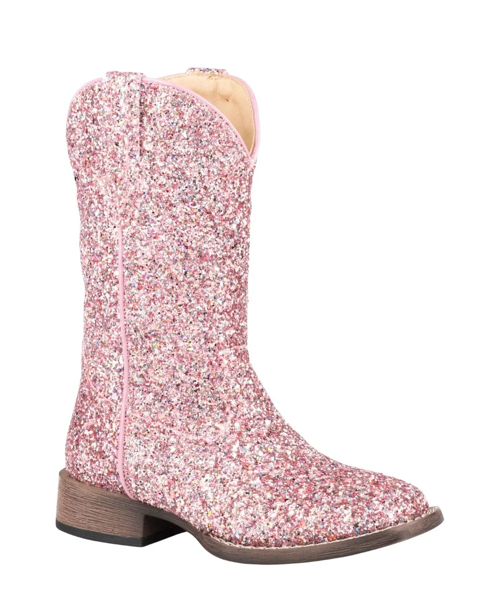 Roper Little Girls' Glitter Galore Boot
