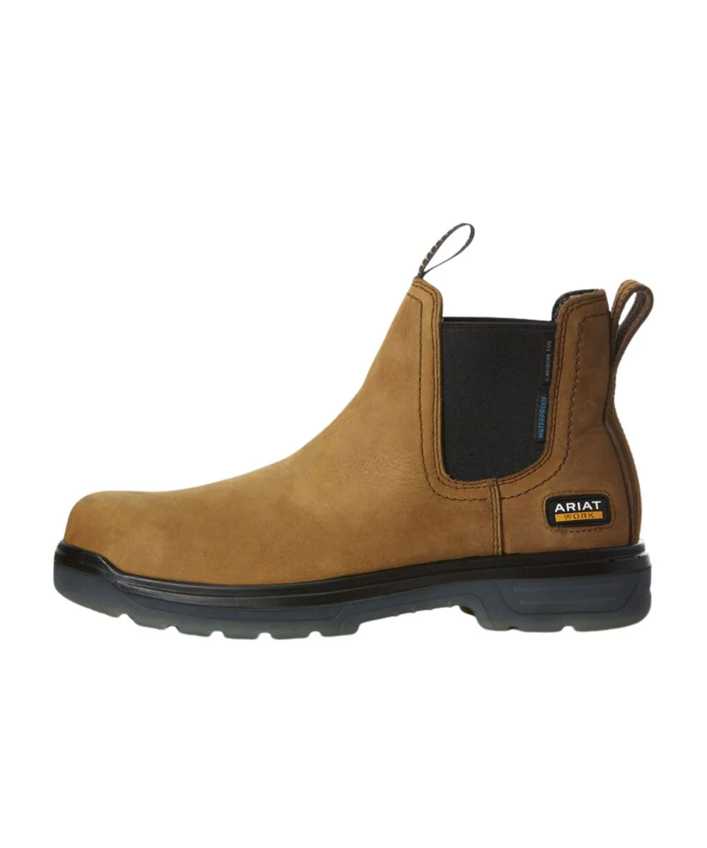 Ariat Men's Turbo Chelsea Waterproof Carbon Toe Work Boot - Image 2