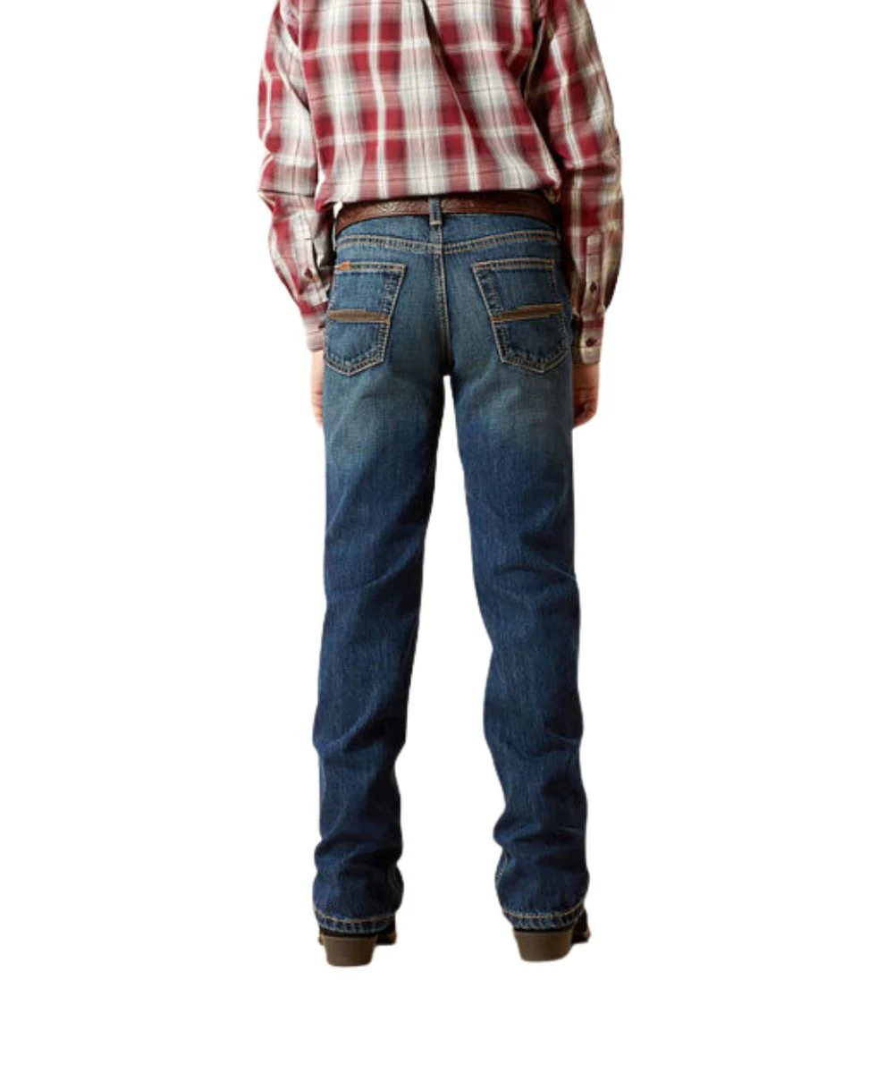 Ariat Boys' B4 Relaxed Baron Boot Cut Jean - Image 2
