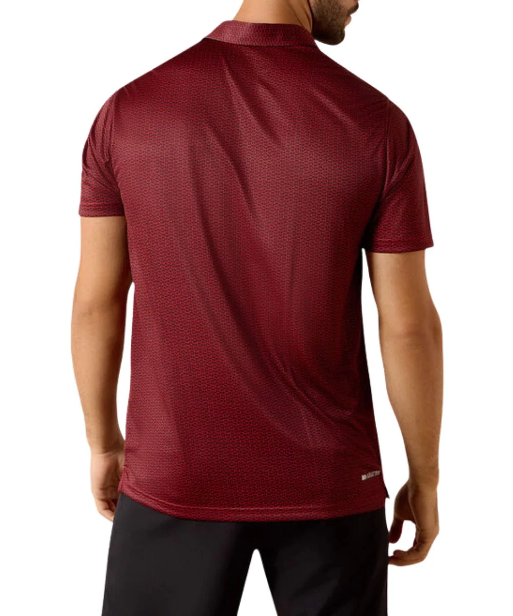 Ariat Men's Fitted Polo Shirt - Image 2