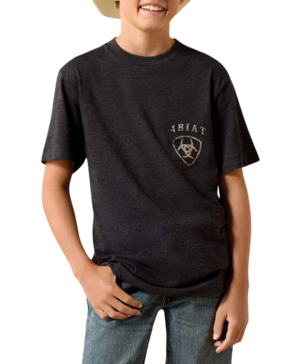 Ariat Boys' American Bison Tee - Image 2