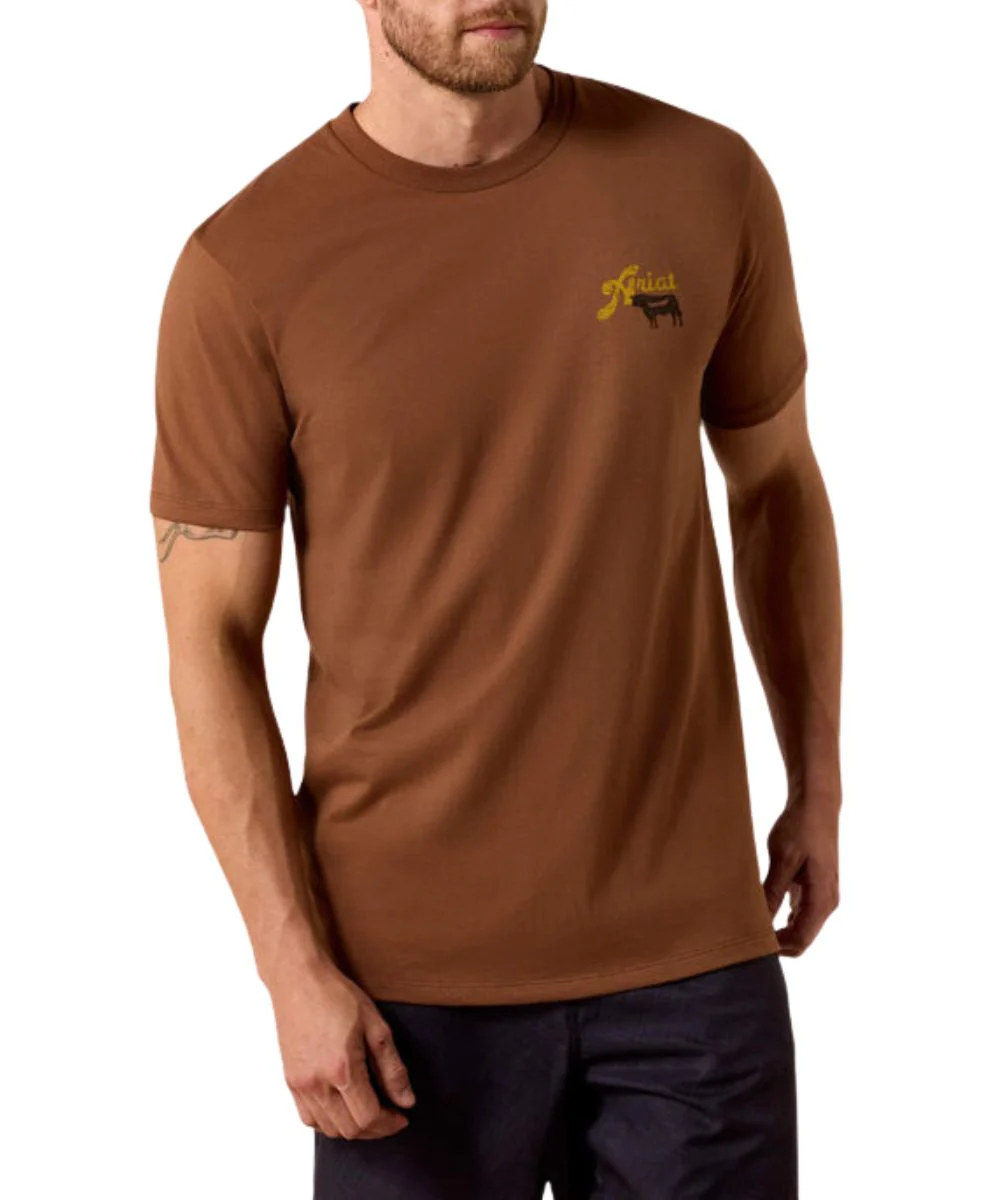 Ariat Men's BBQ Smoke Tee - Image 2