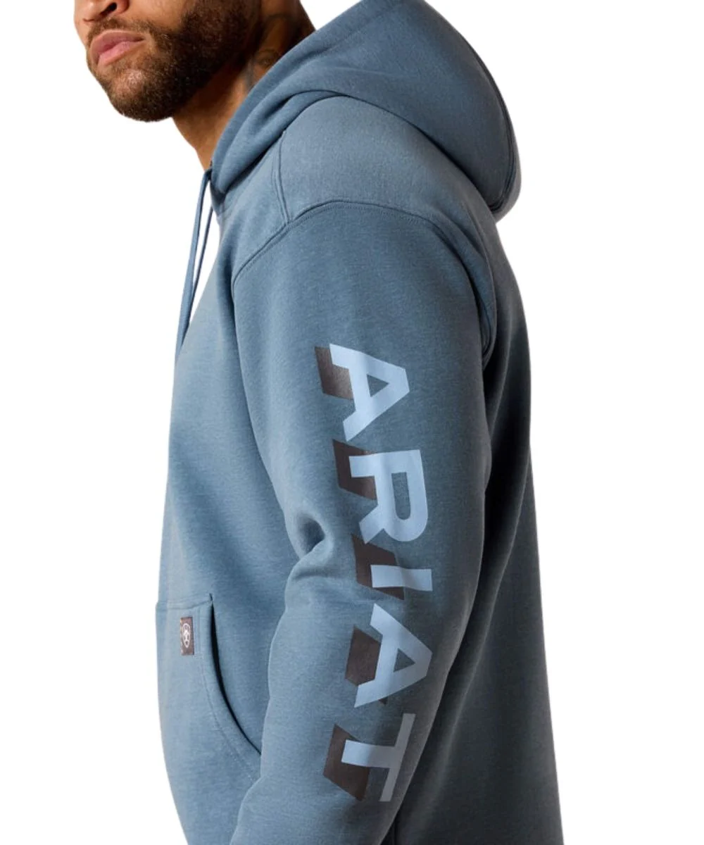 Ariat Men's Rebar Logo Hoodie - Image 3