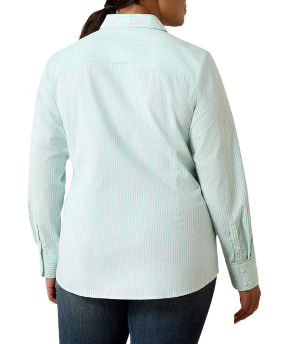 Ariat Women's Holiday Stripe Kirby Button Down Shirt - Image 2