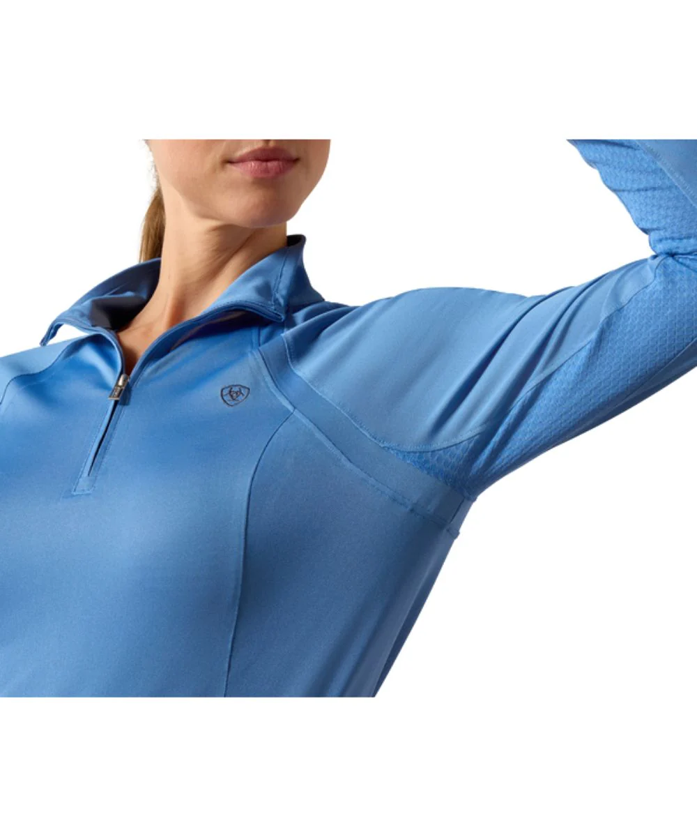 Ariat Women's Sunstopper 3.0 Base Layer Pullover - Image 3
