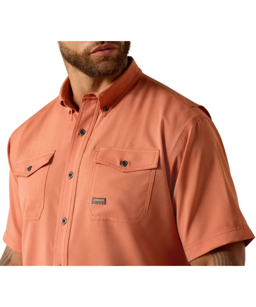 Ariat Men's Rebar Made Tough VentTEK Work Shirt - Image 3