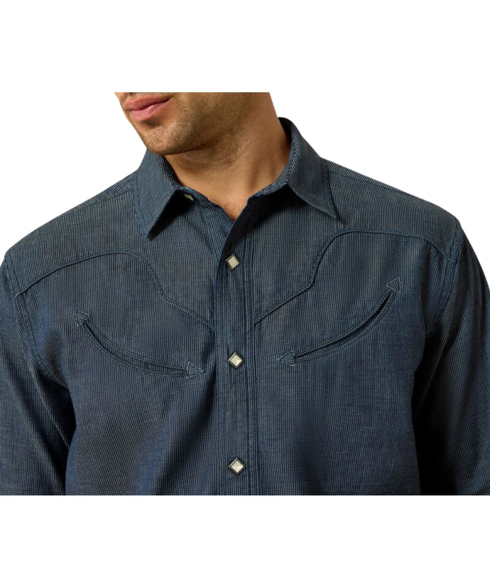 Ariat Men's Retro Harlan Fitted Snap Shirt - Image 3