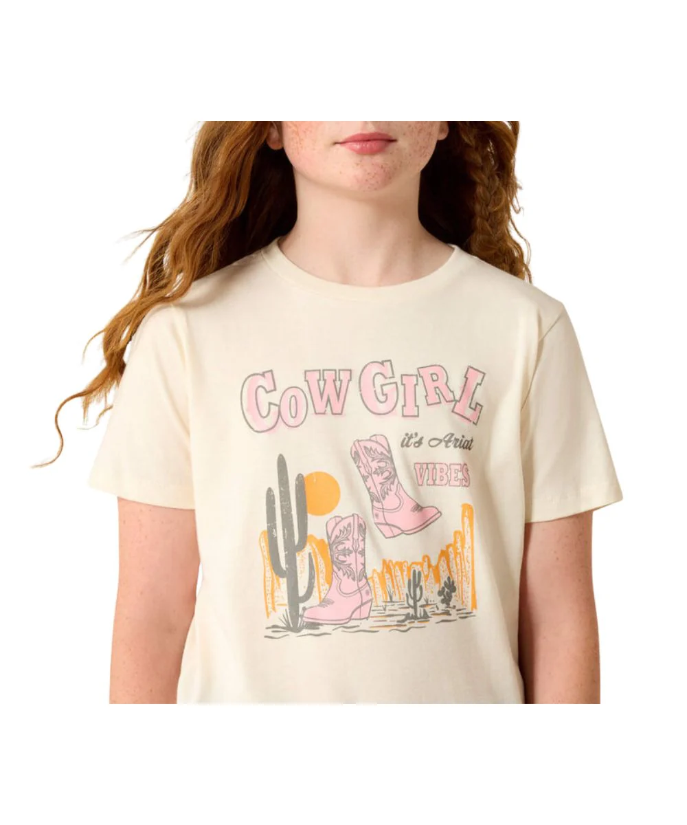 Ariat Girls' Cowgirl Vibes Tee - Image 3