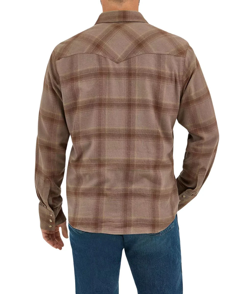 Wrangler Men's Retro Flannel Western Snap Shirt - Image 2