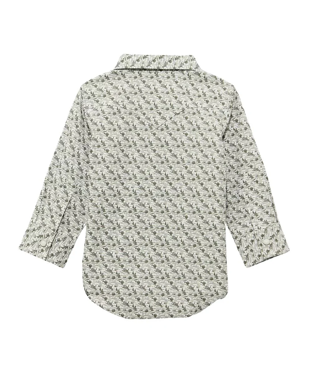 Wrangler Little Boys' Western Snap Shirt - Image 3