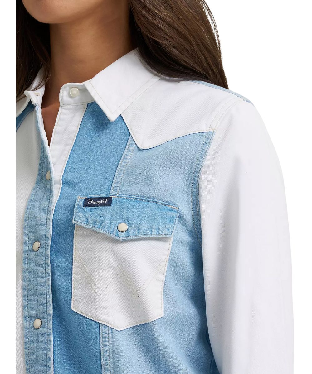 Wrangler Women's Retro Americana Snap Shirt - Image 3