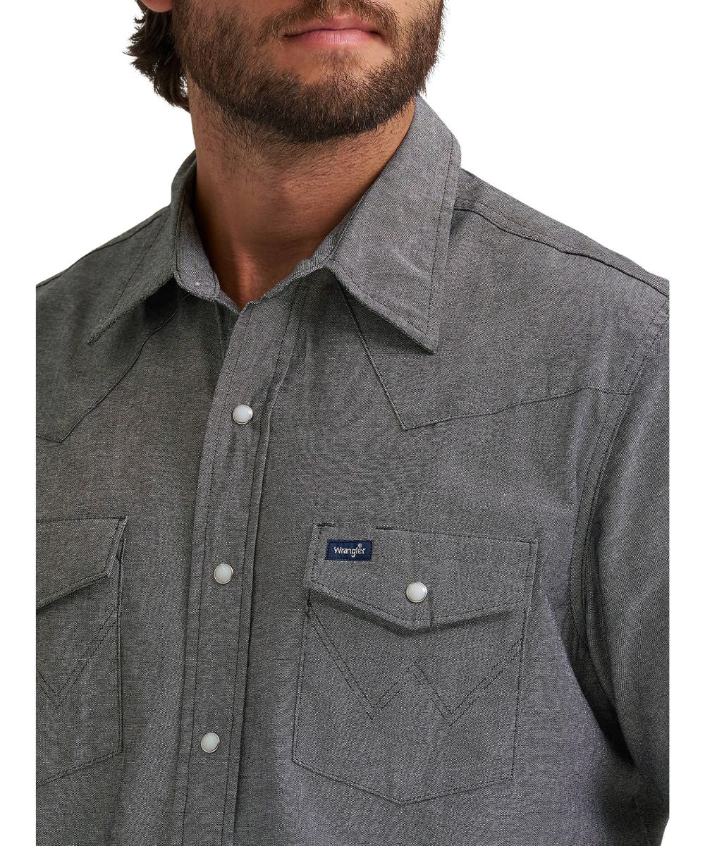 Wrangler Men's Cowboy Cut Western Work Shirt - Image 3