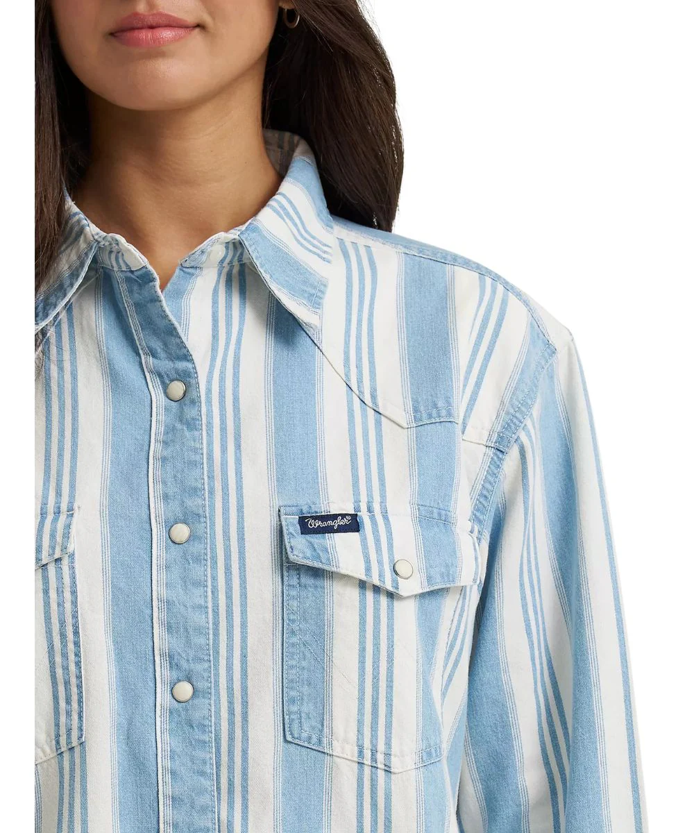 Wrangler Women's Brushpopper Snap Shirt - Image 3
