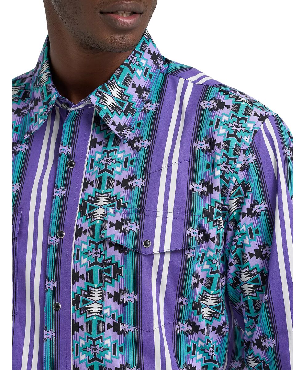 Wrangler Men's Checotah Snap Shirt - Image 3
