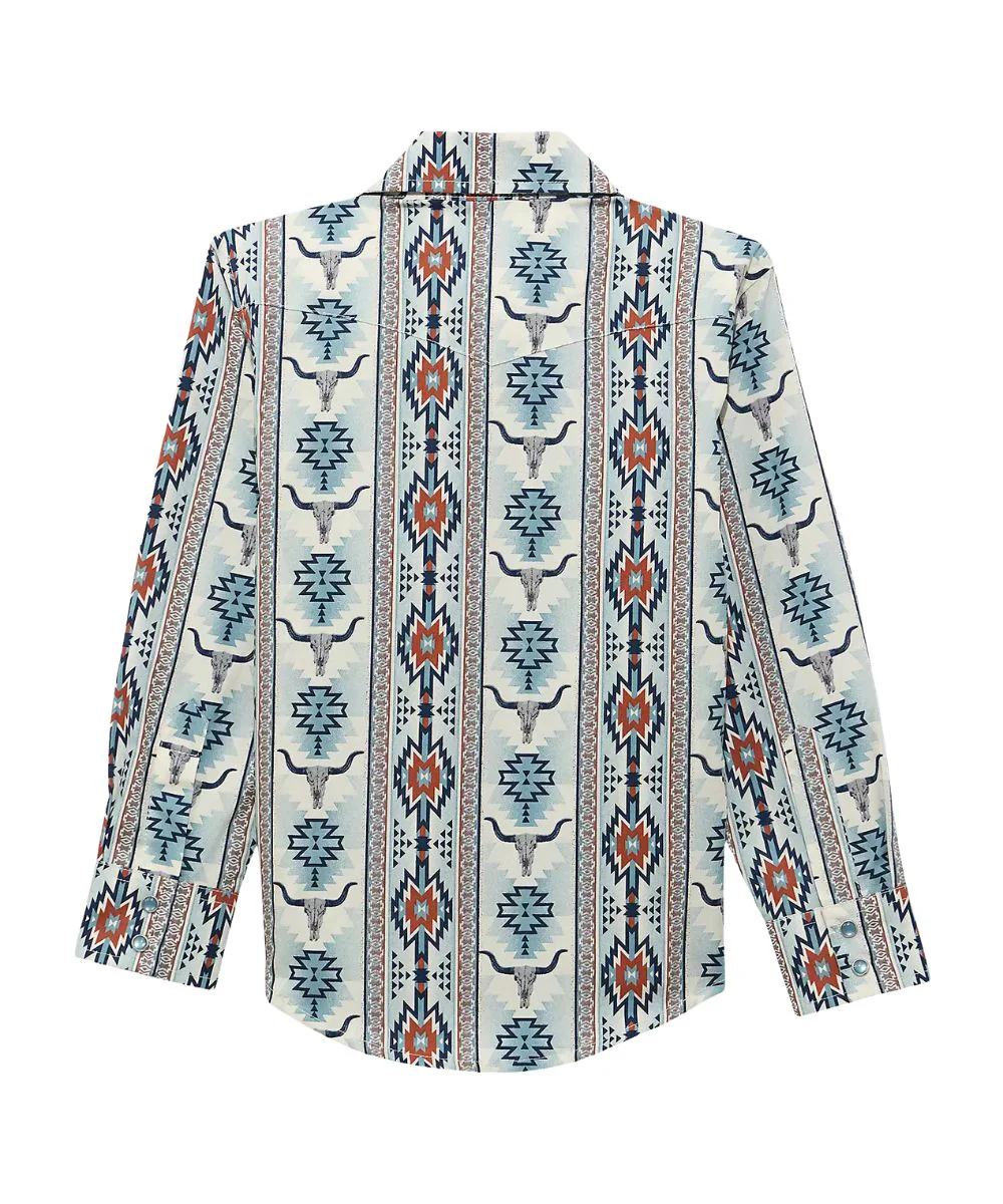 Wrangler Boys' Checotah Snap Shirt - Image 3