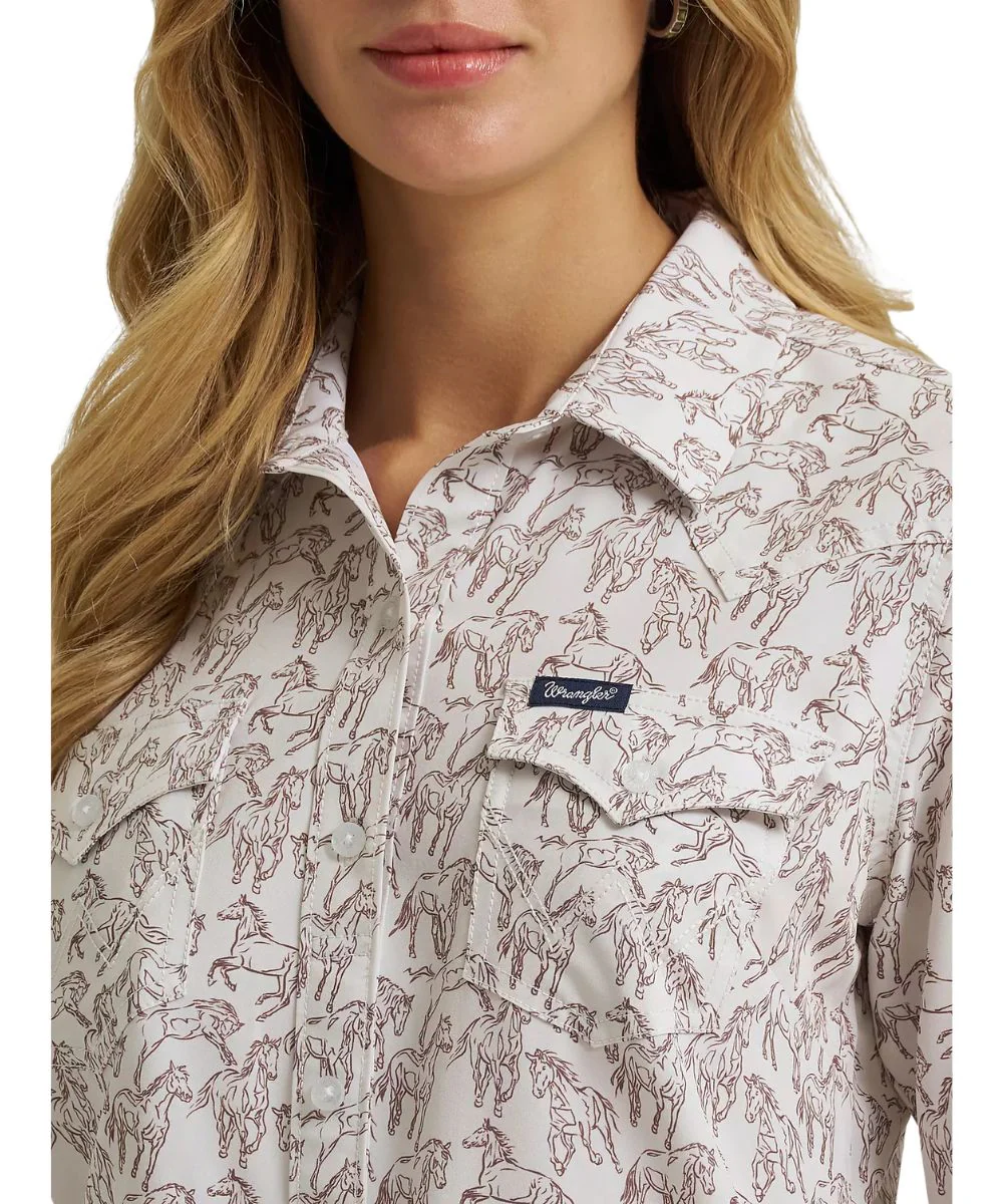 Wrangler Women's Aria Performance Button Down Shirt - Image 3