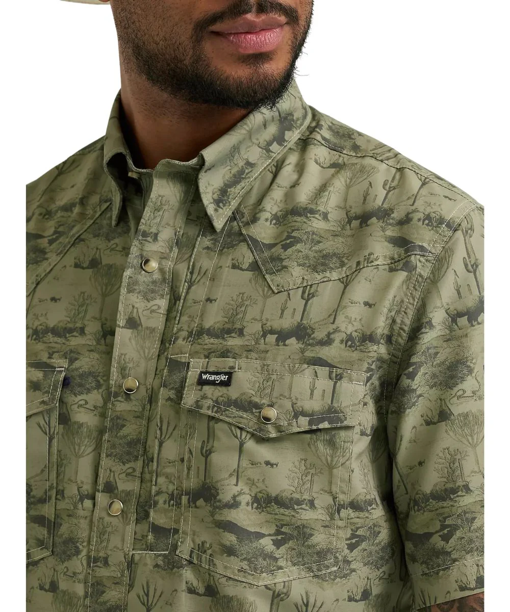 Wrangler Men's ATG Performance Snap Shirt - Image 3