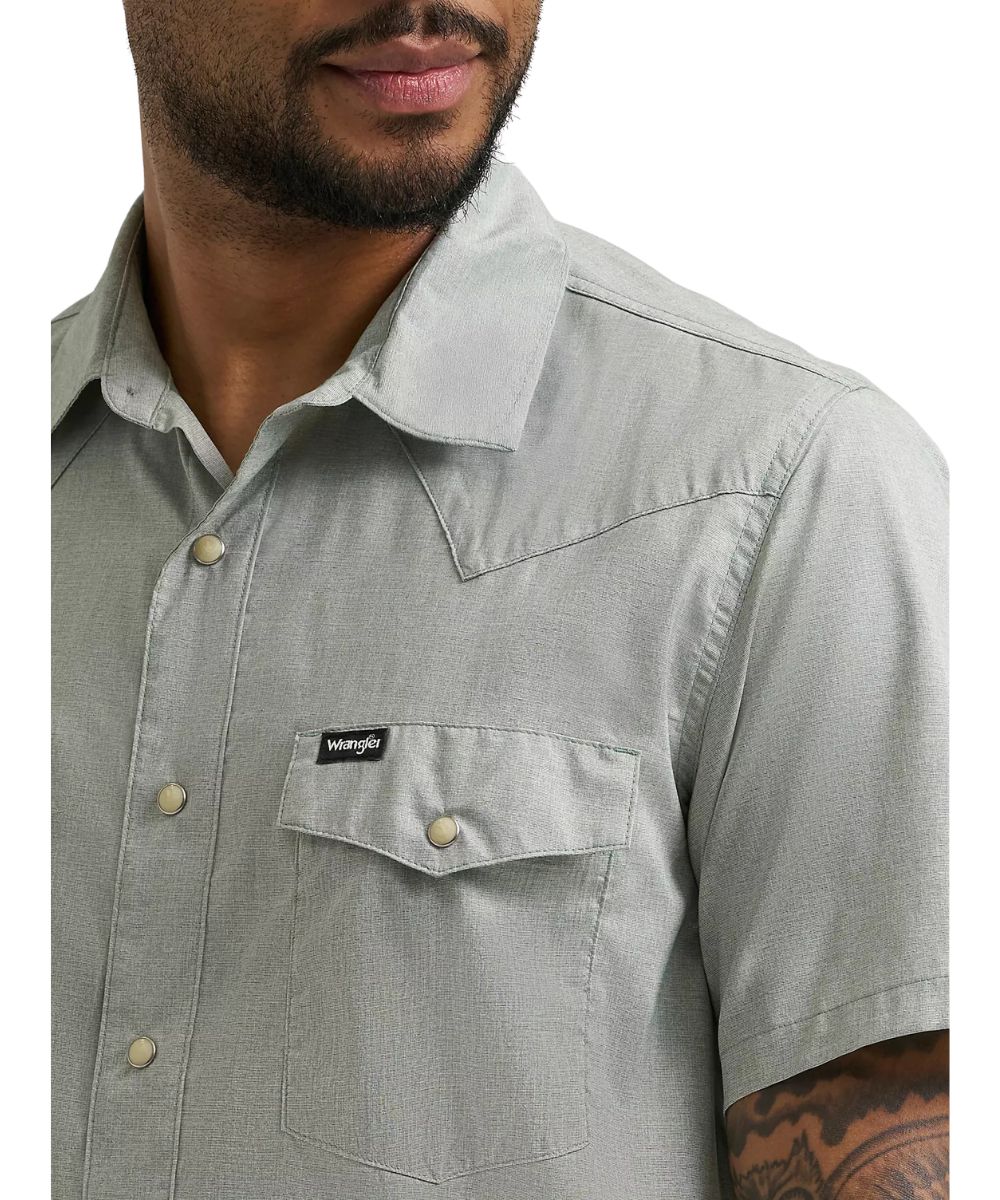 Wrangler Men's ATG Drover Utility Snap Shirt - Image 3