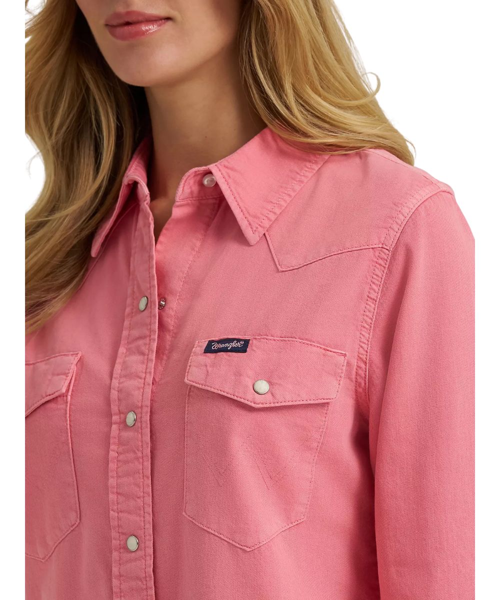 Wrangler Women's Western Snap Shirt - Image 3