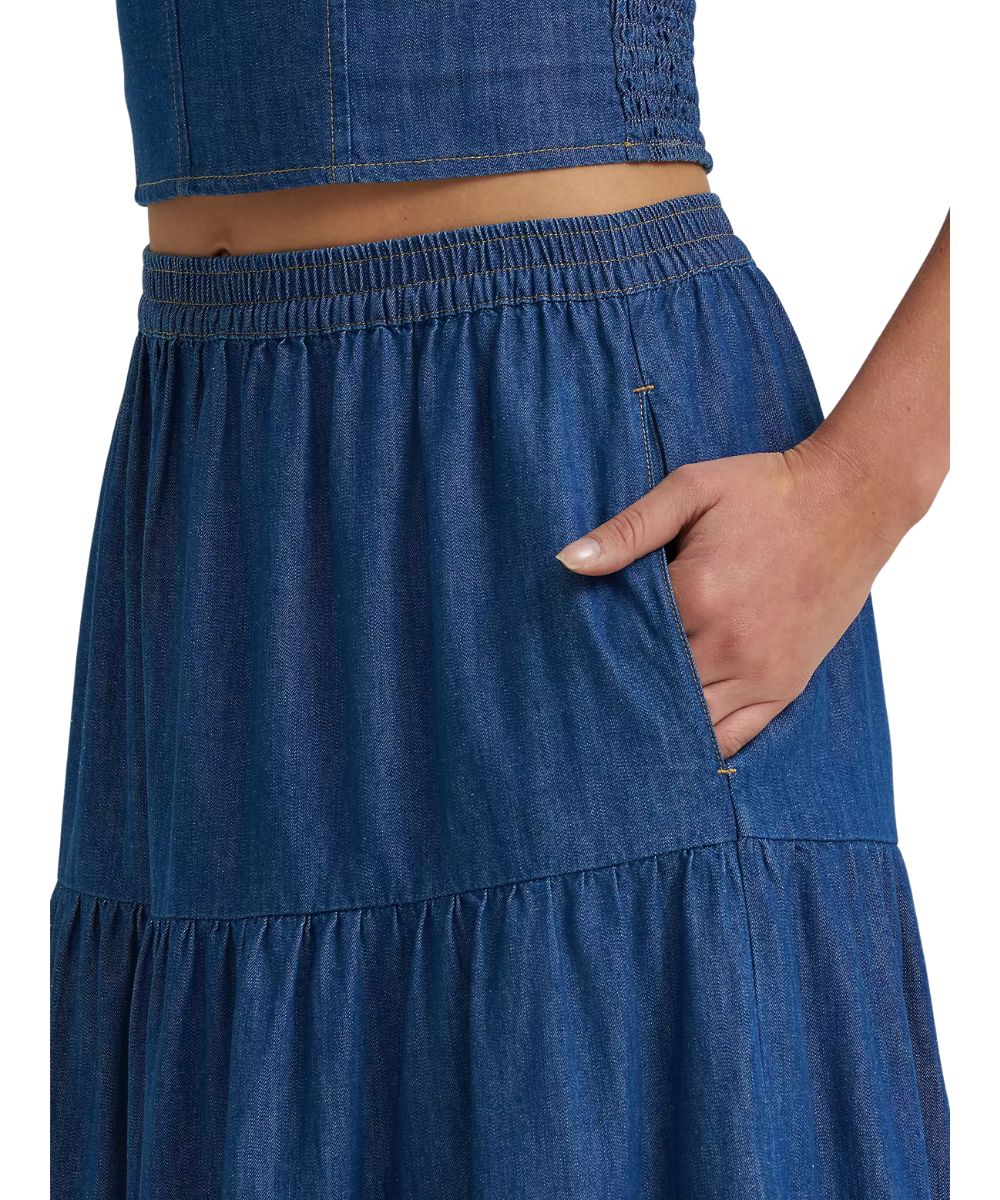Wrangler Women's Denim Maxi Skirt - Image 3