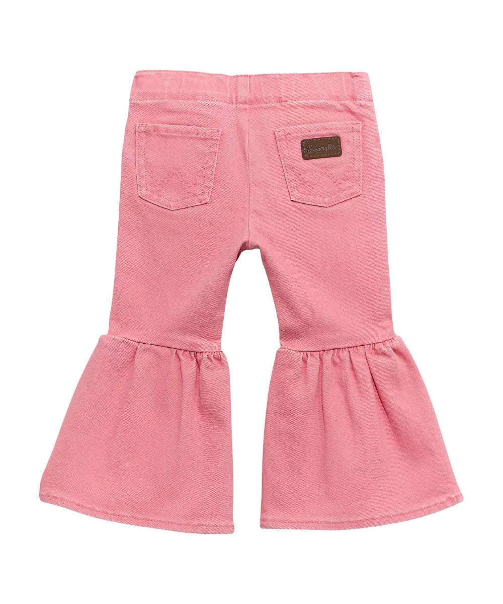 Wrangler Little Girls' Samira Ruffle Flare Jean - Image 3
