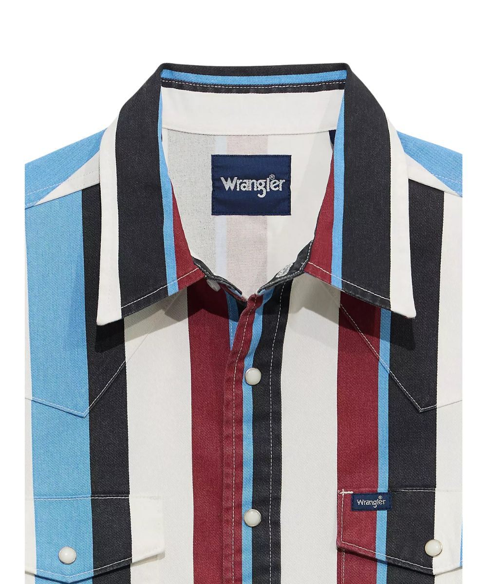 Wrangler Boys' Brushpopper Western Snap Shirt - Image 4