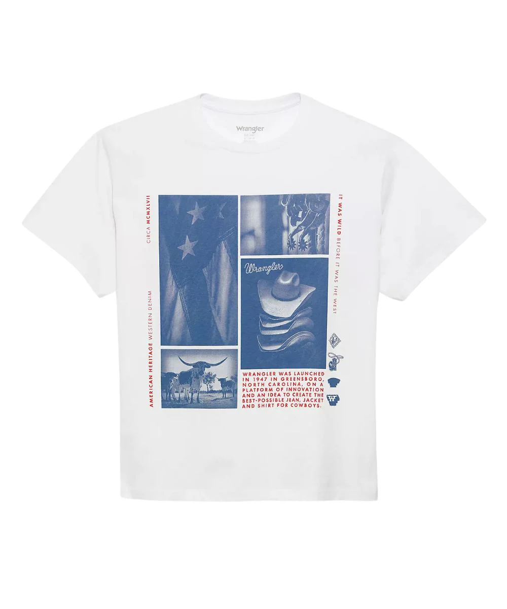 Wrangler Women's Western Collage Tee - Image 3