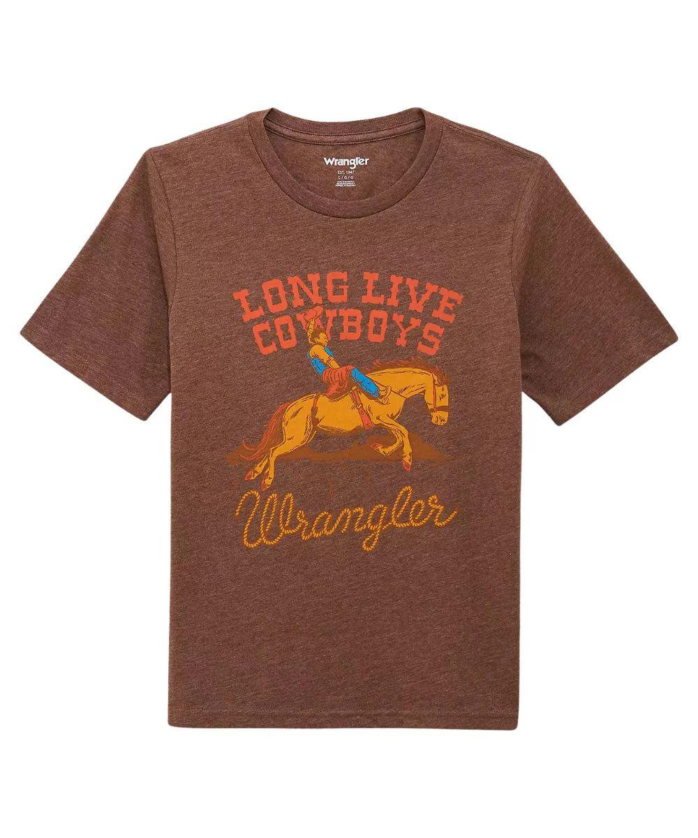 Wrangler Boys' Long Live Cowboys Tee - Image 2