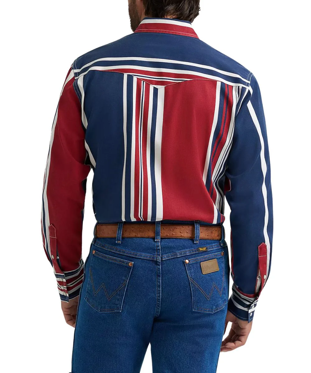 Wrangler Men's Brushpopper Western Snap Work Shirt - Image 2