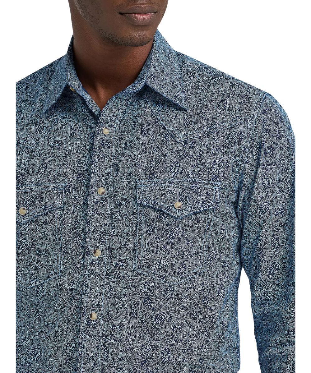 Wrangler Men's 20X Western Snap Shirt - Image 3