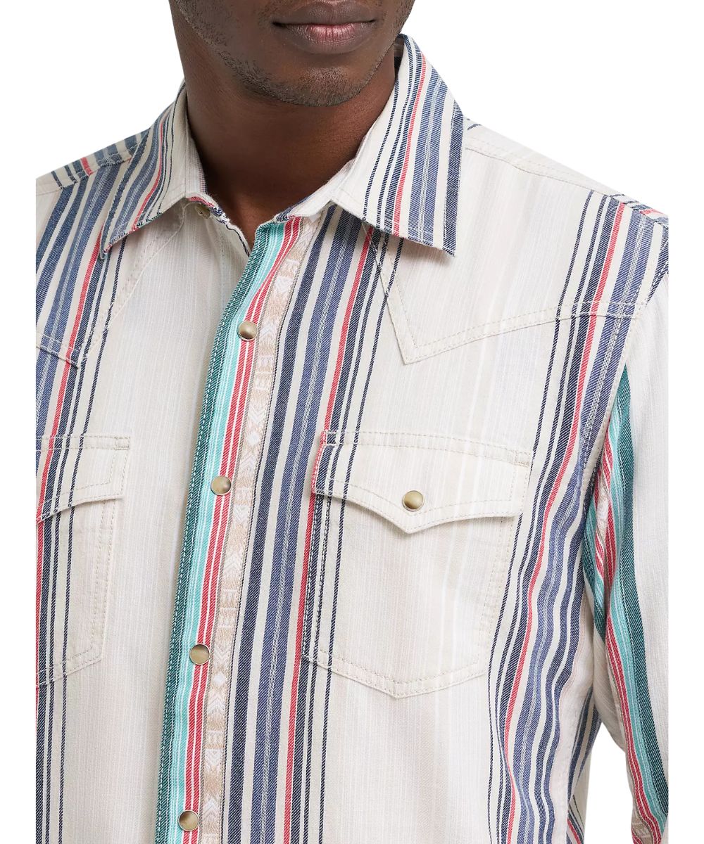 Wrangler Men's Retro Western Snap Shirt - Image 3