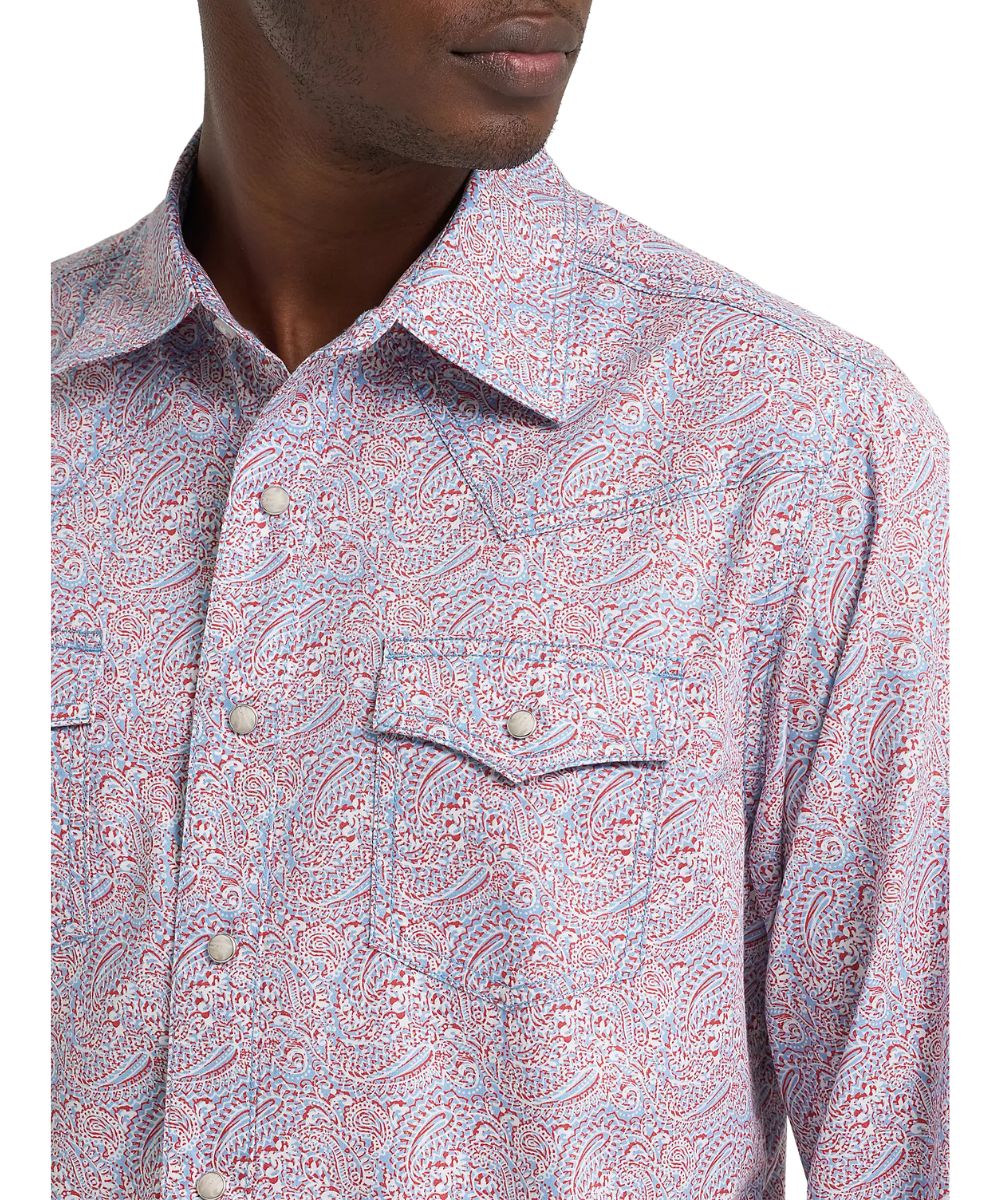 Wrangler Men's Retro Western Snap Shirt - Image 3