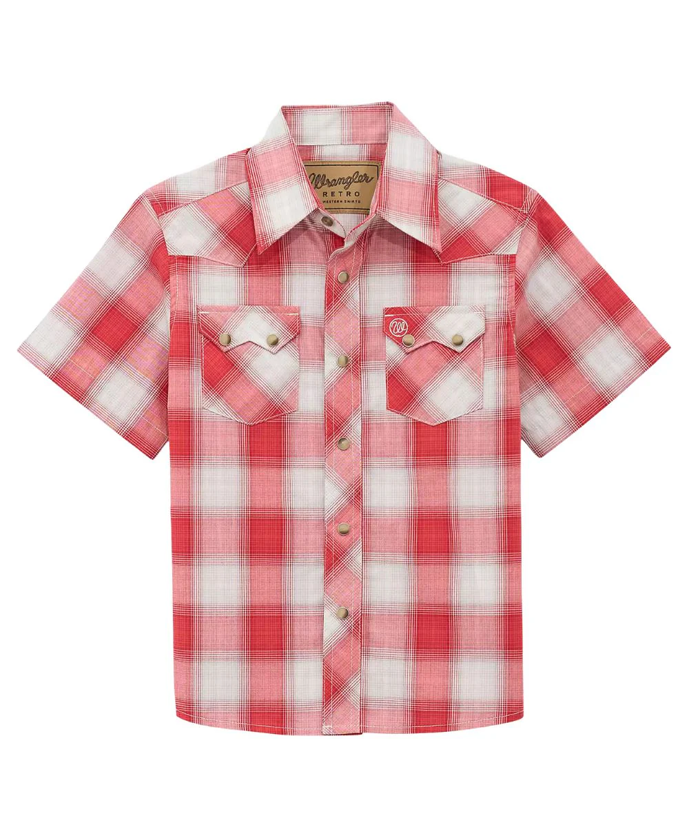 Wrangler Boys' Retro Western Snap Shirt - Image 2