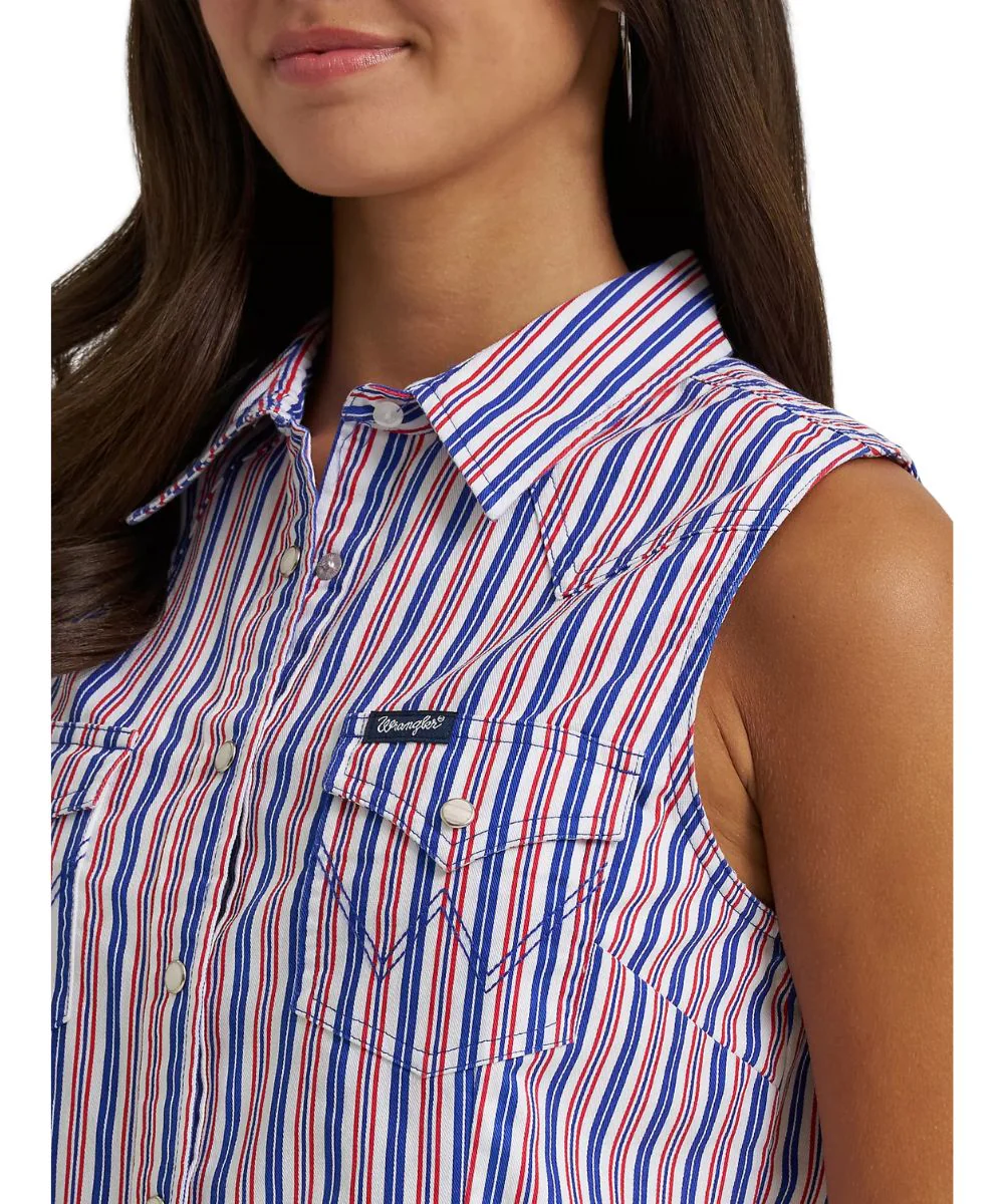 Wrangler Women's Retro Americana Snap Shirt - Image 3