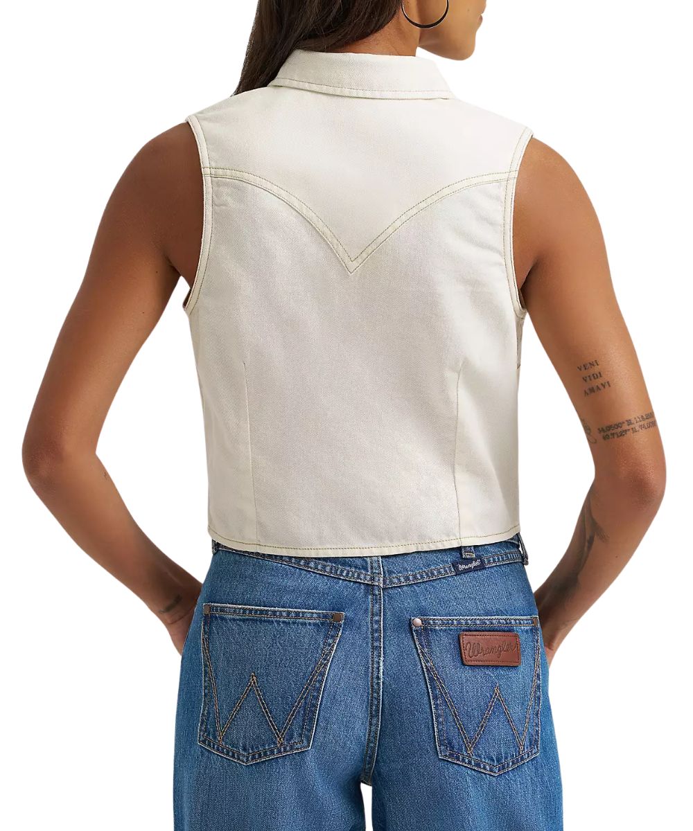 Wrangler Women's Denim Snap Shirt - Image 2