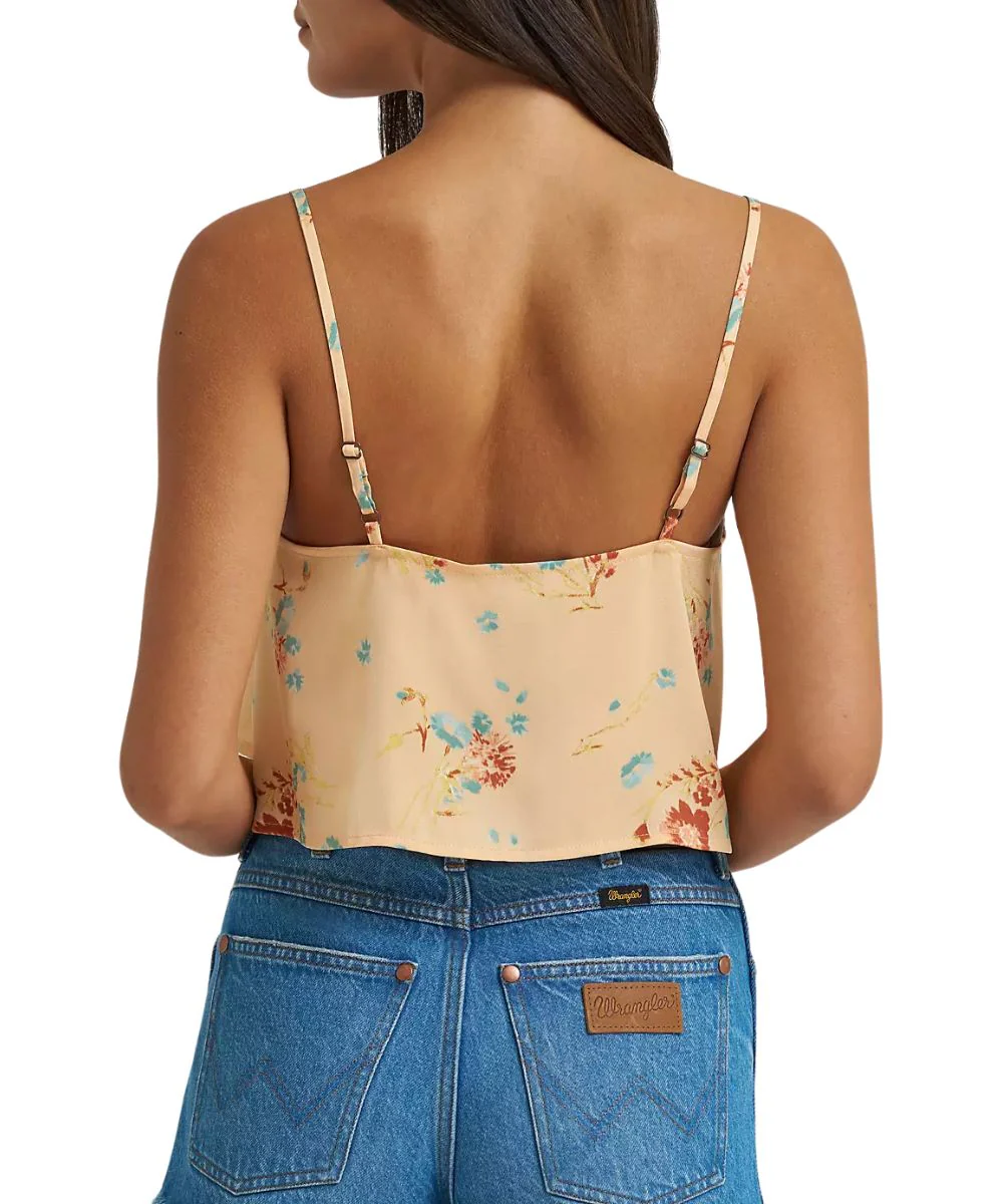 Wrangler Women's Flowy Crop Tank Top - Image 2