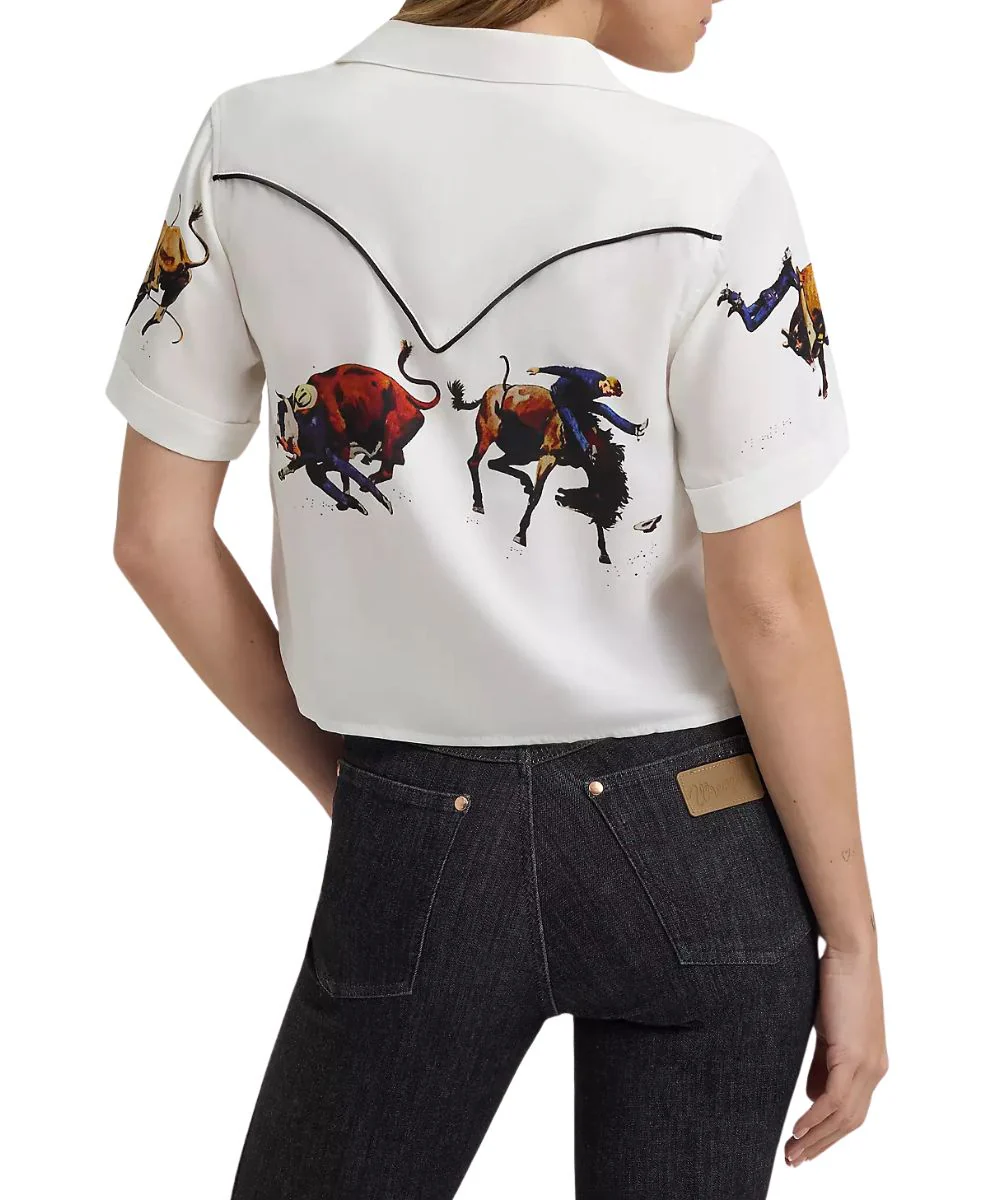 Wrangler Women's Lainey Wilson Rodeo Camp Shirt - Image 2