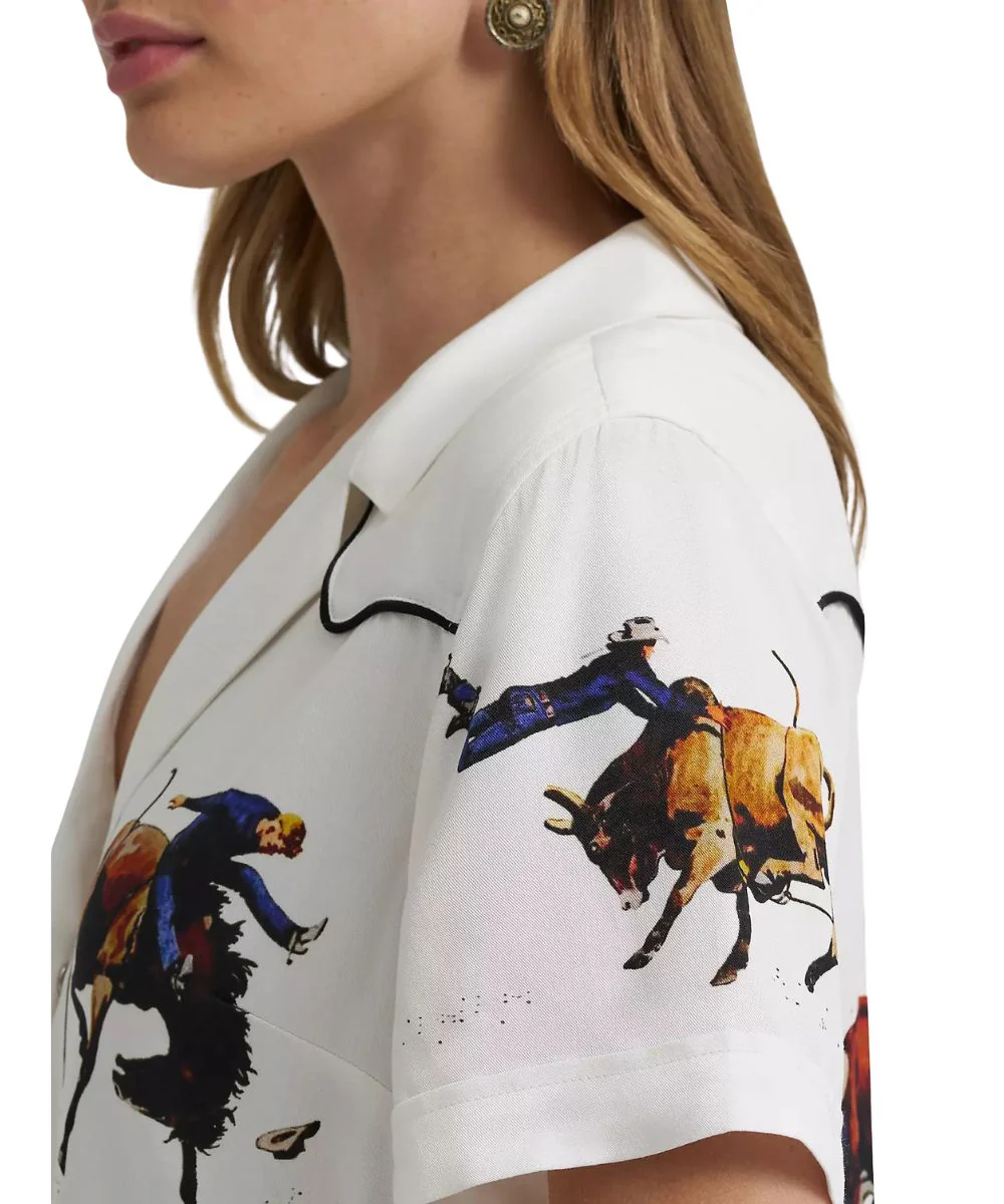 Wrangler Women's Lainey Wilson Rodeo Camp Shirt - Image 3
