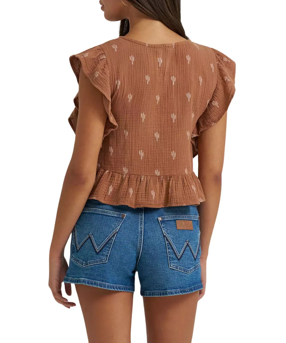 Wrangler Women's Gauzy Blouse - Image 2