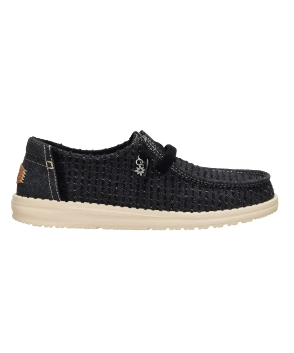 Hey Dude Women's Wendy Frayed Canvas Shoe - Image 2