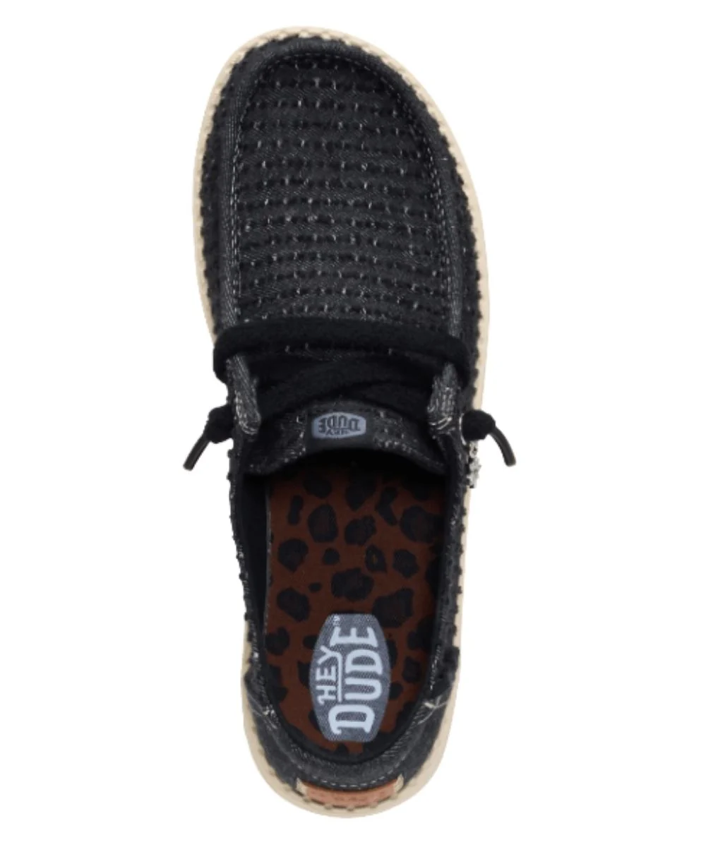 Hey Dude Women's Wendy Frayed Canvas Shoe - Image 3