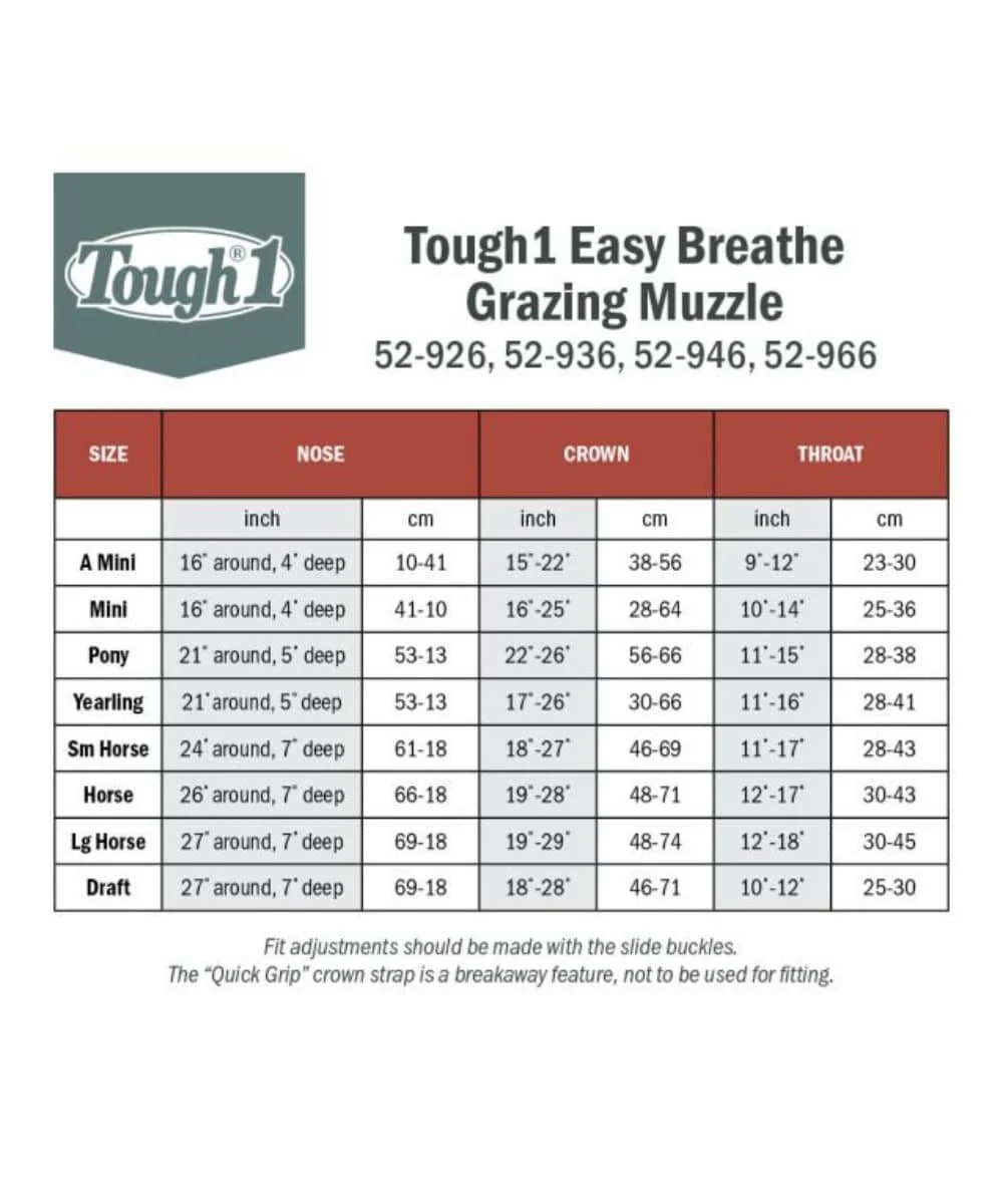 Tough1 Easy Breathe Grazing Muzzle - Image 2