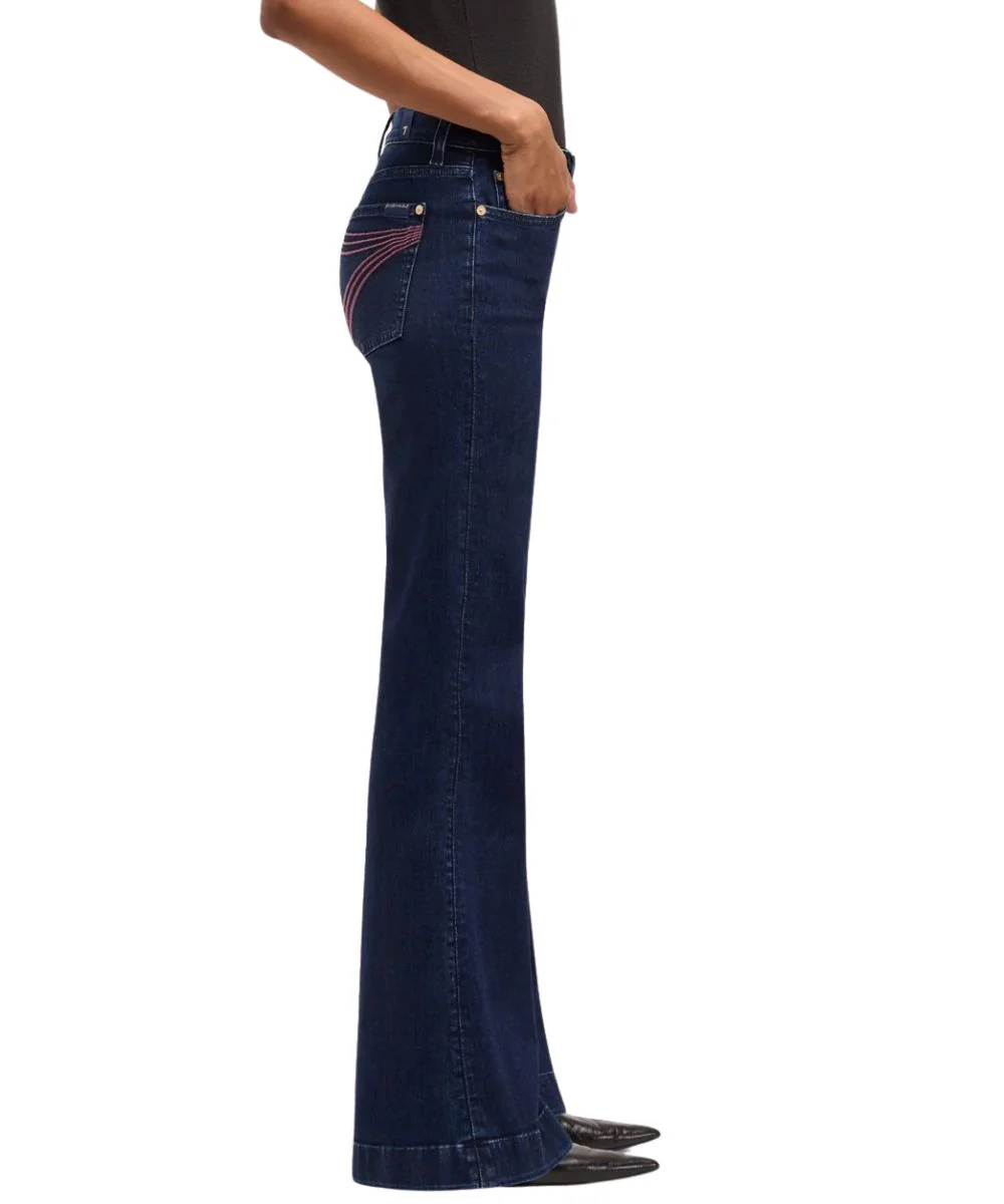 7 For All Mankind Women's Classical Dojo Trouser Jean - Image 3