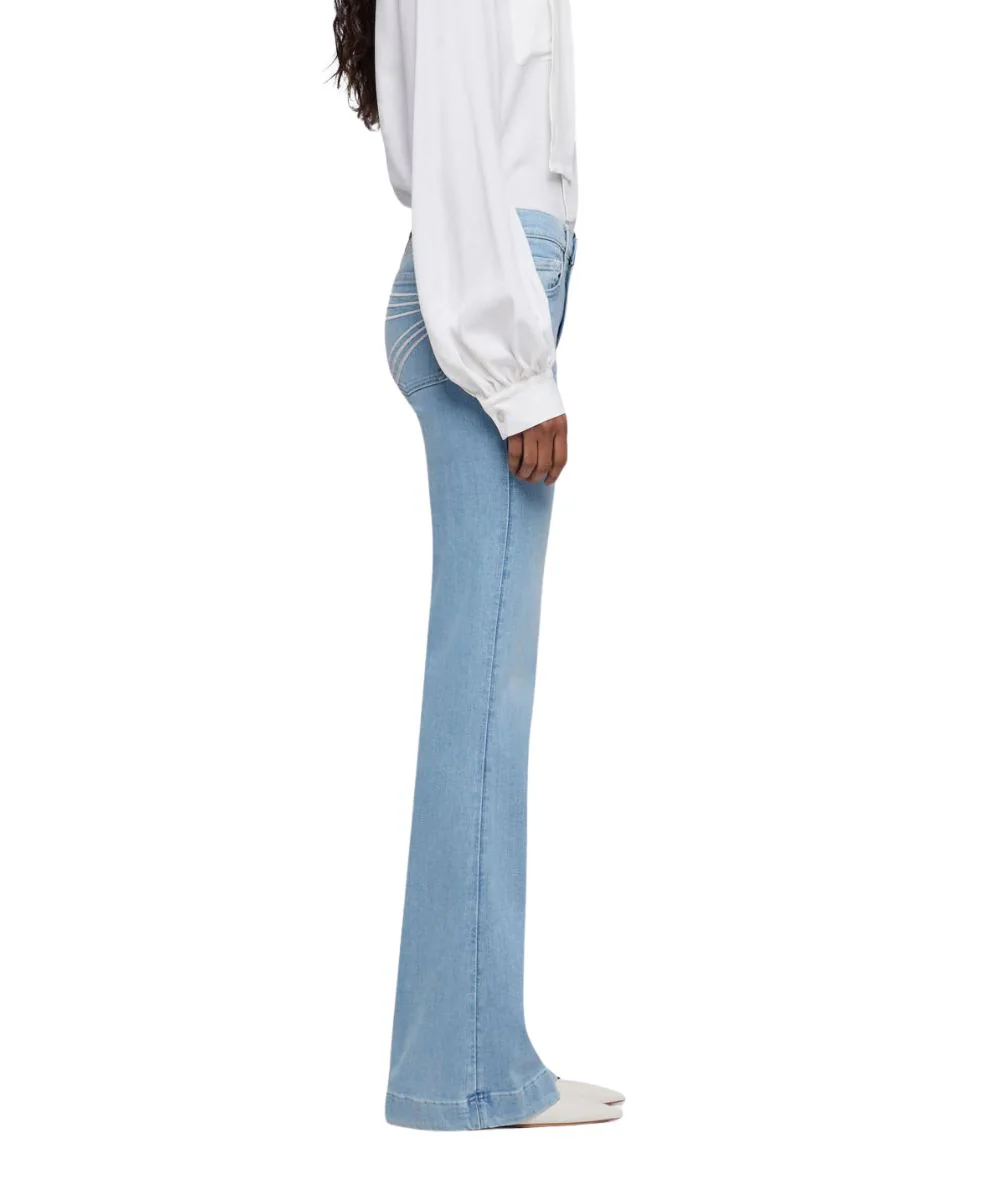 7 For All Mankind Women's Dojo Flare Jean - Image 3