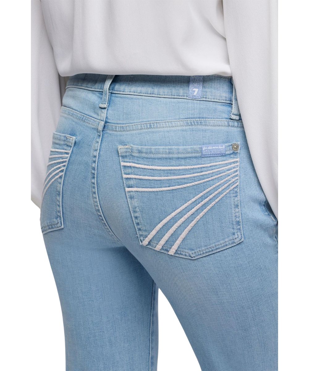 7 For All Mankind Women's Dojo Flare Jean - Image 4