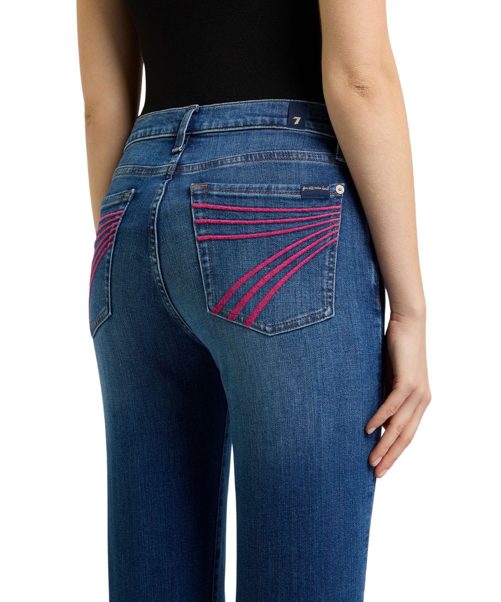 7 For All Mankind Women's Dojo Flare Jean - Image 3