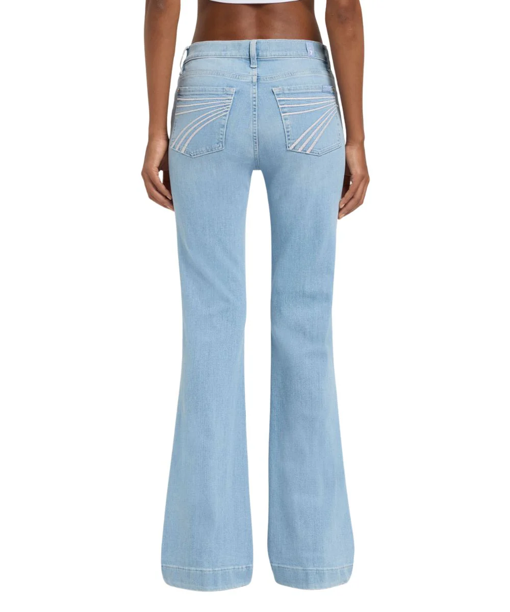 7 For All Mankind Women's Dojo Flare Jean - Image 2
